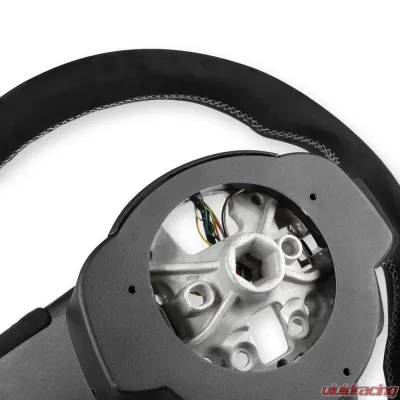 Rekudo Steering Wheel Alcantara Wrapped Heated Ford Mustang 2015-2017 - RK950-08