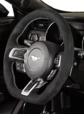 Rekudo Steering Wheel Alcantara Wrapped Heated Ford Mustang 2015-2017                                     - RK950-08 - Image 4