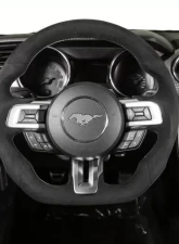 Rekudo Steering Wheel Alcantara Wrapped Heated Ford Mustang 2015-2017                                     - RK950-08 - Image 5