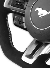 Rekudo Steering Wheel Alcantara Wrapped Heated Ford Mustang 2015-2017                                     - RK950-08 - Image 8