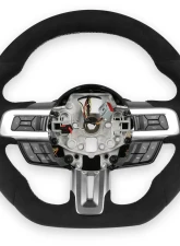 Rekudo Steering Wheel Alcantara Wrapped Heated Ford Mustang 2015-2017                                     - RK950-08 - Image 9
