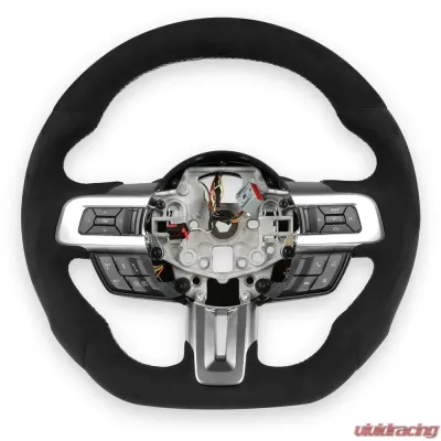 Rekudo Steering Wheel Alcantara Wrapped Heated Ford Mustang 2015-2017 - RK950-08