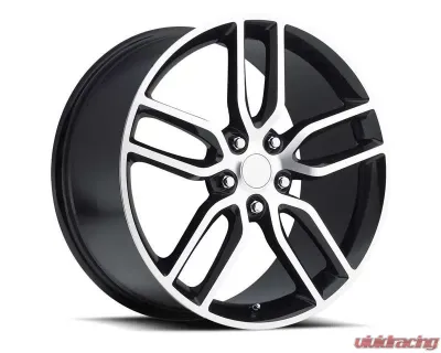 Factory Reproductions FR 26 - C7 Z51 Corvette Replica Wheels 20x10 5x4.75 56mm Black Machine Face - 26010563407