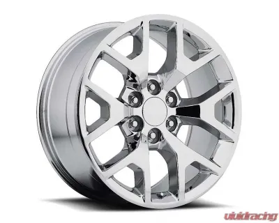 Factory Reproductions FR 44 - GMC Sierra Replica Wheels 20x9 6x5.5 27mm Grey Machine Face - 44090276510