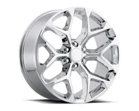 Factory Reproductions FR 59 - Chevrolet Truck Snowflake Replica Wheels 26x10 6x5.5 24mm Chrome