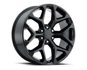 Factory Reproductions FR 59 - Chevrolet Truck Snowflake Replica Wheels 26x10 6x5.5 24mm Gloss Black