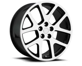 Factory Reproductions FR 64 - LX Viper Replica Wheels 20x9 5x115 18mm Black Machine Face