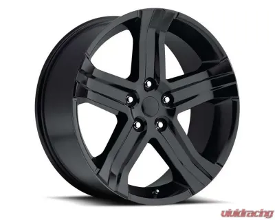Factory Reproductions FR 69 - Ram Truck RT Replica Wheels 24x10 5x5.5 25mm Gloss Black - 69410255502