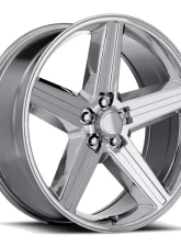 Factory Reproductions FR 11 Wheels 20x9 5x127 | 5x5 +0 HB 78.1HB IROC 5 Spoke Chrome                                     - 11090005001 - Image 3