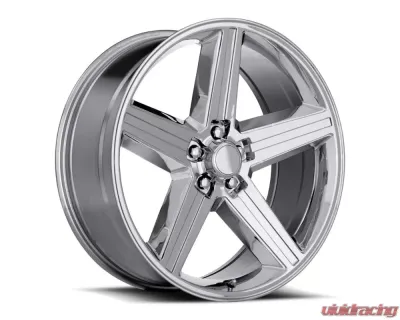 Factory Reproductions FR 11 Wheels 20x9 5x127 | 5x5 +0 HB 78.1HB IROC 5 Spoke Chrome - 11090005001