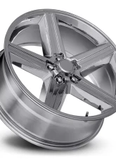 Factory Reproductions FR 11 Wheels 20x9 5x127 | 5x5 +0 HB 78.1HB IROC 5 Spoke Chrome                                     - 11090005001 - Image 2