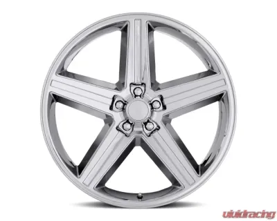 Factory Reproductions FR 11 Wheels 20x9 5x127 | 5x5 +0 HB 78.1HB IROC 5 Spoke Chrome - 11090005001