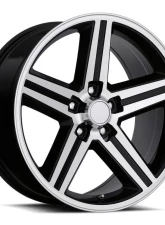 Factory Reproductions FR 11 Wheels 20x9 5x127 | 5x5 +0 HB 78.1 HB IROC 5 Spoke Black | Machine Face                                     - 11090005007 - Image 3