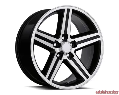 Factory Reproductions FR 11 Wheels 20x9 5x127 | 5x5 +0 HB 78.1 HB IROC 5 Spoke Black | Machine Face - 11090005007