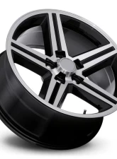 Factory Reproductions FR 11 Wheels 20x9 5x127 | 5x5 +0 HB 78.1 HB IROC 5 Spoke Black | Machine Face                                     - 11090005007 - Image 2