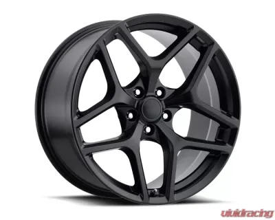 Factory Reproductions FR 27F Wheels 20x10 5x120 +43 HB 66.9 Flow Form Satin Black w/ Cap Camaro Z28 - 27010432003F