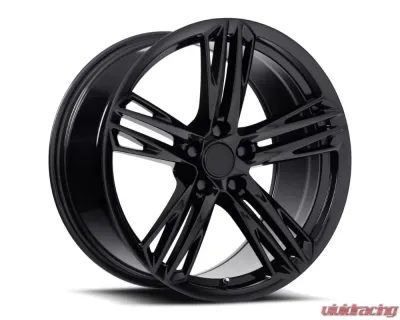 Factory Reproductions FR 35F Wheels 20x10 5x120 +35 HB 66.9 Flow Form Gloss Black w/ Cap Camaro ZL1 1LE - 35010352002F