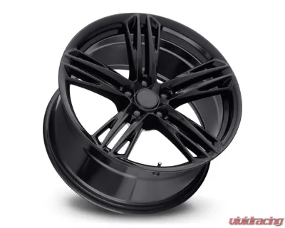 Factory Reproductions FR 35F Wheels 20x9 5x120 +27 HB 66.9 Flow Form Gloss Black w/ Cap Camaro ZL1 1LE - 35090272002F