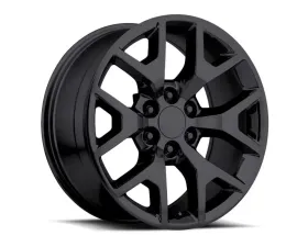 Factory Reproductions FR 44 Wheels 22x9 6x5 +31 HB 78.1 Gloss Black w/ Cap GMC Sierra