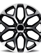Factory Reproductions FR 59 Wheels 20x9 6x5.5 +27 HB 78.1 Black Machined Face w/ Cap Chevrolet Snowflake 2014                                     - 59090276507 - Image 3