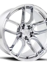 Factory Reproductions FR 74 Wheels 20x10.5 5x115 -9 HB 71.5 Chrome w/ Cap Dodge Hellcat Widebody                                     - 74015091501 - Image 2