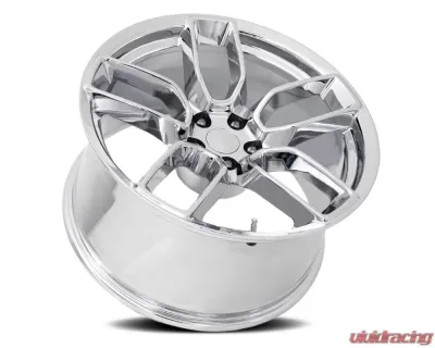 Factory Reproductions FR 74 Wheels 20x10.5 5x115 -9 HB 71.5 Chrome w/ Cap Dodge Hellcat Widebody - 74015091501