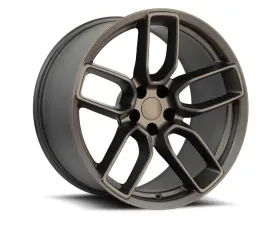 Factory Reproductions FR 74 Wheels 20x10.5 5x115 +22 HB 71.5 Bronze w/ Cap Dodge Hellcat Widebody