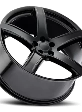 Factory Reproductions FR 77 Wheels 22x10 5x5.5 +25.4 HB 77.8 Gloss Black w/ Cap Dodge Hellcat HC2                                     - 77210255502 - Image 2