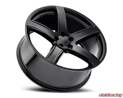 Factory Reproductions FR 77 Wheels 22x10 5x5.5 +25.4 HB 77.8 Gloss Black w/ Cap Dodge Hellcat HC2 - 77210255502