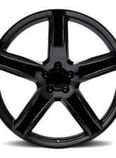 Factory Reproductions FR 77 Wheels 22x10 5x5.5 +25.4 HB 77.8 Gloss Black w/ Cap Dodge Hellcat HC2                                     - 77210255502 - Image 3