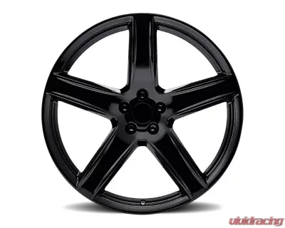 Factory Reproductions FR 77 Wheels 22x10 5x5.5 +25.4 HB 77.8 Gloss Black w/ Cap Dodge Hellcat HC2 - 77210255502