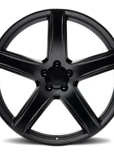 Factory Reproductions FR 77 Wheels 22x9.5 5x115 +18 HB 71.5 Satin Black w/ Cap Dodge Hellcat HC2                                     - 77295181503 - Image 3