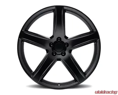 Factory Reproductions FR 77 Wheels 22x9.5 5x115 +18 HB 71.5 Satin Black w/ Cap Dodge Hellcat HC2 - 77295181503