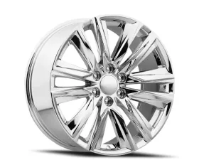Factory Reproductions FR 90 Wheels 22x9 6x5.5 +28 HB 78.1 Chrome w/ Cap Cadillac Escalade Sport 2022