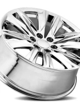 Factory Reproductions FR 90 Wheels 22x9 6x5.5 +28 HB 78.1 Chrome w/ Cap Cadillac Escalade Sport 2022                                     - 90290286501 - Image 2