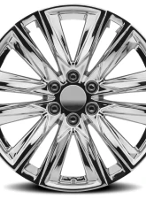 Factory Reproductions FR 90 Wheels 22x9 6x5.5 +28 HB 78.1 Chrome w/ Cap Cadillac Escalade Sport 2022                                     - 90290286501 - Image 3
