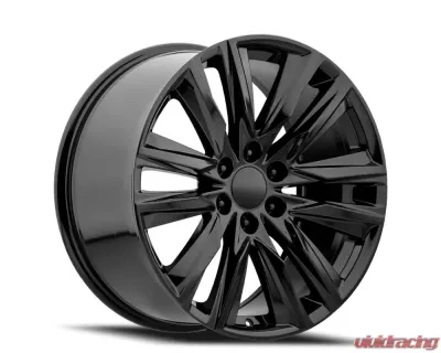 Factory Reproductions FR 90 Wheels 22x9 6x5.5 +28 HB 78.1 Gloss Black w/ Cap Cadillac Escalade Sport 2022 - 90290286502