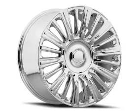 Factory Reproductions FR 91 Wheels 22x9 6x5.5 +28 HB 78.1 Chrome w/ Cap Cadillac Escalade Platinum 2021