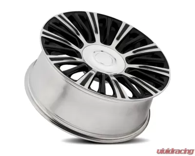 Factory Reproductions FR 91 Wheels 22x9 6x5.5 +28 HB 78.1 Gloss Black/Polished w/ Cap Cadillac Escalade Platinum 2021 - 91290286519