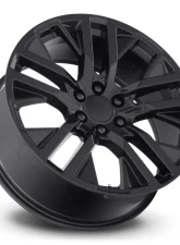 Factory Reproductions FR 96 Wheels 22x9 6x5.5 +28 HB 78.1 GMC CarbonPro Gloss Black w/ Cap                                     - 96290286502 - Image 2