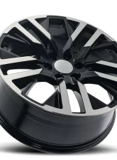 Factory Reproductions FR 96 Wheels 24x10 6x5.5 +31 HB 78.1 GMC CarbonPro Black Machine Face w/ Cap                                     - 96410316507 - Image 2