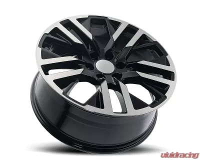 Factory Reproductions FR 96 Wheels 24x10 6x5.5 +31 HB 78.1 GMC CarbonPro Black Machine Face w/ Cap - 96410316507