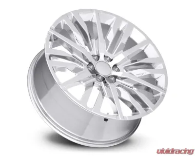Factory Reproductions FR 97 Wheels 22x9 6x5.5 +28 HB 78.1 GM Split 6 Spoke Chrome w/ Cap - 97290286501