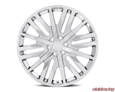 Factory Reproductions FR 97 Wheels 22x9 6x5.5 +28 HB 78.1 GM Split 6 Spoke Chrome w/ Cap - 97290286501