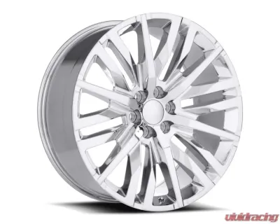 Factory Reproductions FR 97 Wheels 24x10 6x5.5 +31 HB 78.1 GM Split 6 Spoke Chrome w/ Cap - 97410316501