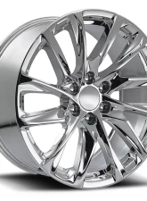 Factory Reproductions FR 98 Wheels 20x9 6x5.5 +28 HB 78.1 12 Spoke Chrome w/ Cap Cadillac Escalade                                     - 98090286501 - Image 3