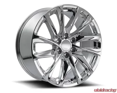 Factory Reproductions FR 98 Wheels 20x9 6x5.5 +28 HB 78.1 12 Spoke Chrome w/ Cap Cadillac Escalade - 98090286501