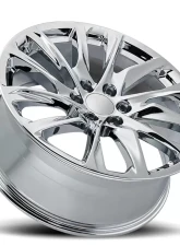 Factory Reproductions FR 98 Wheels 20x9 6x5.5 +28 HB 78.1 12 Spoke Chrome w/ Cap Cadillac Escalade                                     - 98090286501 - Image 2