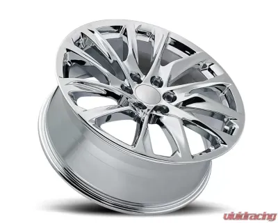 Factory Reproductions FR 98 Wheels 20x9 6x5.5 +28 HB 78.1 12 Spoke Chrome w/ Cap Cadillac Escalade - 98090286501