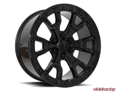 Factory Reproductions FR 99 Wheels 20x9 6x135 +20 HB 87.1 Gloss Black w/ Cap Ford Raptor - 99090203602